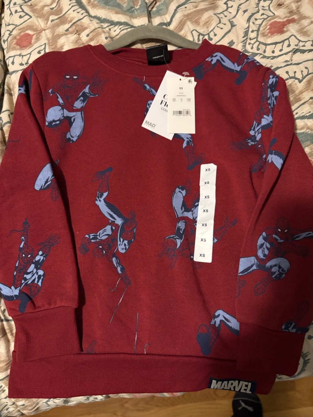 Marvel Crewneck Spider-Man Sweatshirt
